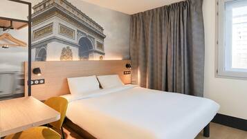 Chambre Double, non-fumeurs | Literie de qualité supérieure, bureau, chambres insonorisées