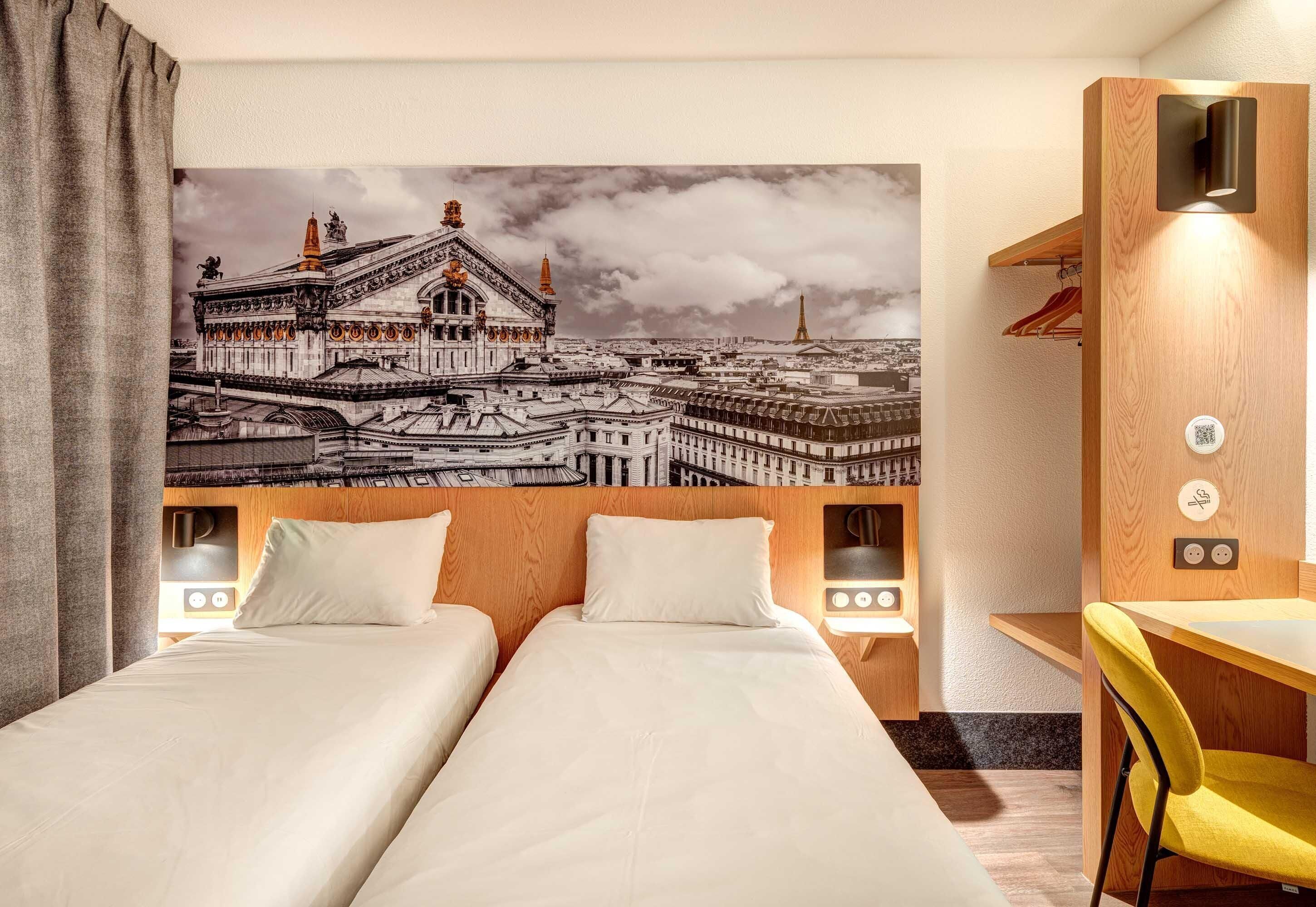 Chambre avec lits jumeaux, non-fumeurs | Literie de qualité supérieure, bureau, chambres insonorisées