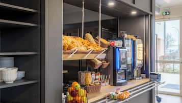 Daily buffet breakfast for a fee