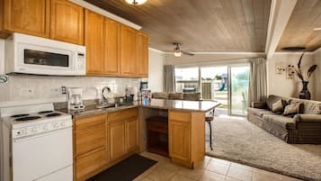Condo, Multiple Beds, Pool View | Private kitchen | Fridge, microwave, stovetop, coffee/tea maker
