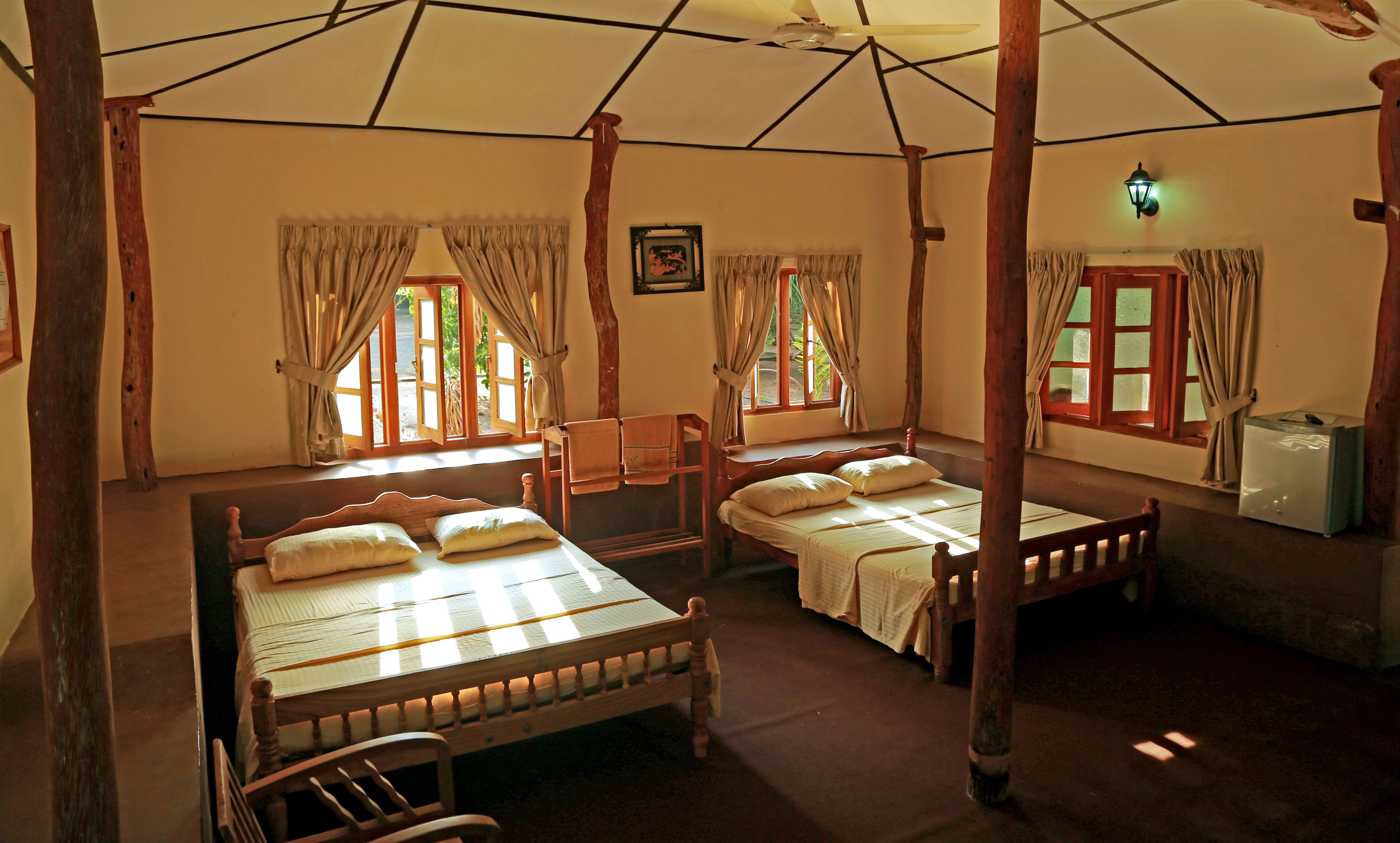 2 kamar tidur, seprai katun Mesir, seprai premium, dan busa memori