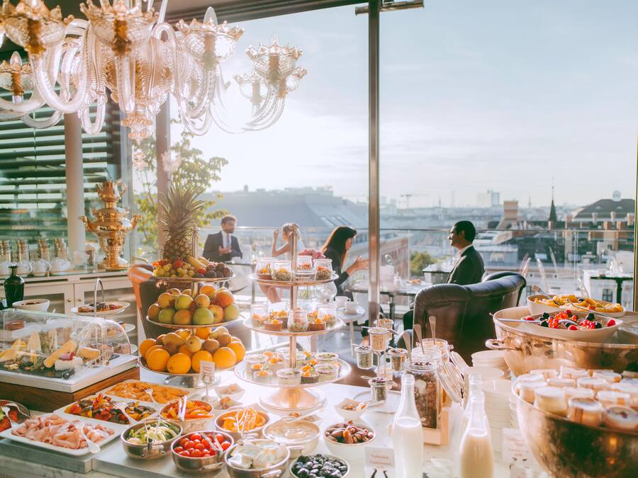 Daily buffet breakfast (EUR 38 per person)