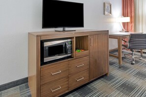 Premium bedding, pillow-top beds, desk, iron/ironing board