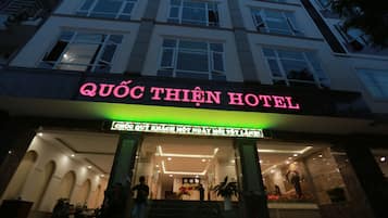 Front of property – evening/night