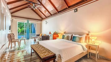 Pool Suite | Iron/ironing board, rollaway beds, bed sheets