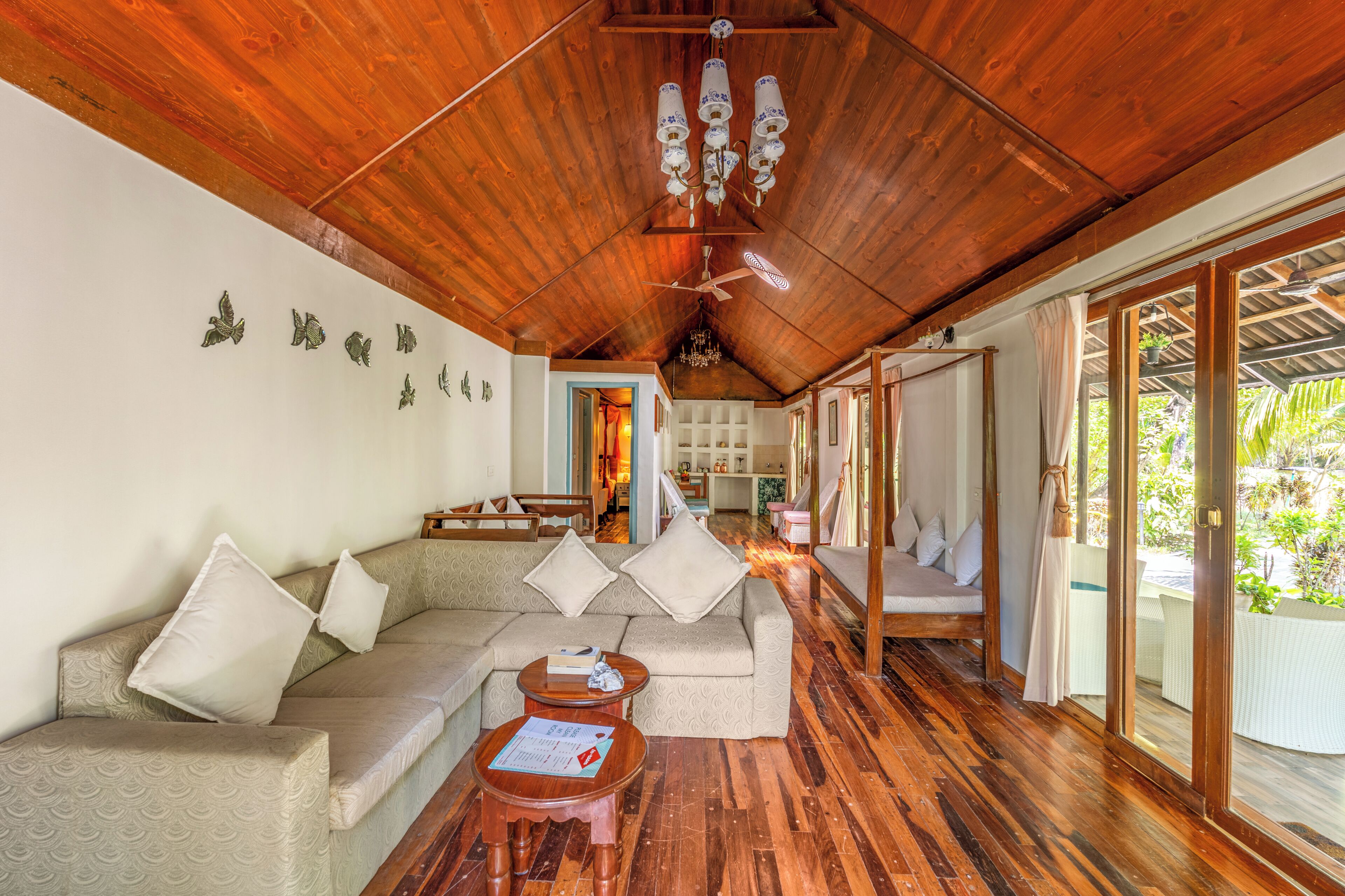 Royal Chalet with Plunge Pool | Living area