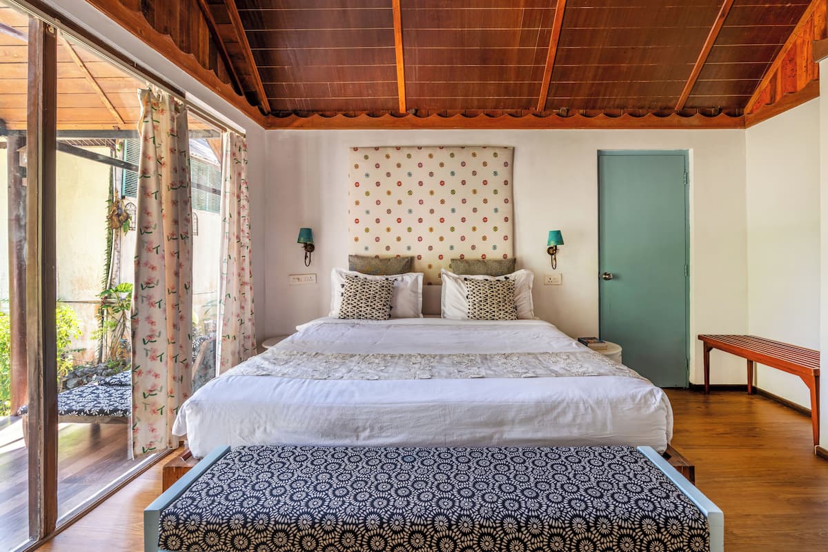 Bungalow familial | Draps en coton égyptien, literie de qualité, couette en duvet