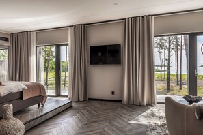Presidential-Doppelzimmer, Sauna | Schreibtisch, Verdunkelungsvorhänge, kostenloses WLAN, Bettwäsche