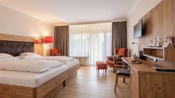 Literie hypoallergénique, minibar, coffres-forts dans les chambres