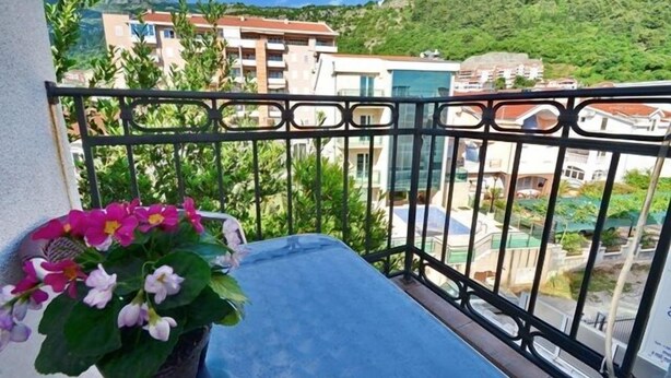 Standard Studio, Kitchen, City View (Teracce) | Terrace/patio - Ksenija Apartments (Budva)
