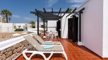 Bungalou Deluxe, 1 dormitori | Terrassa o pati