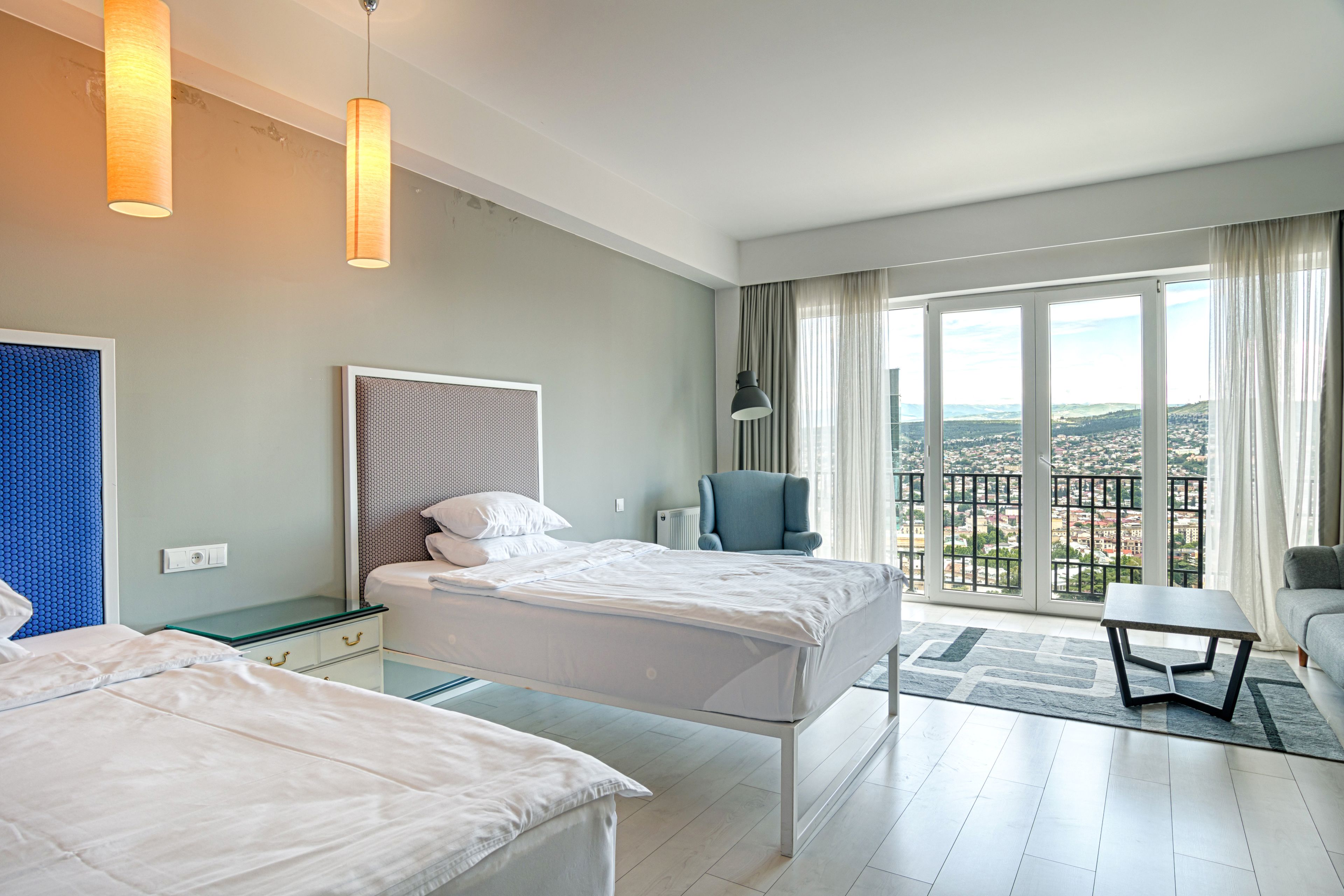 superior twin room | in-room safe, desk, soundproofing, iron/ironing board