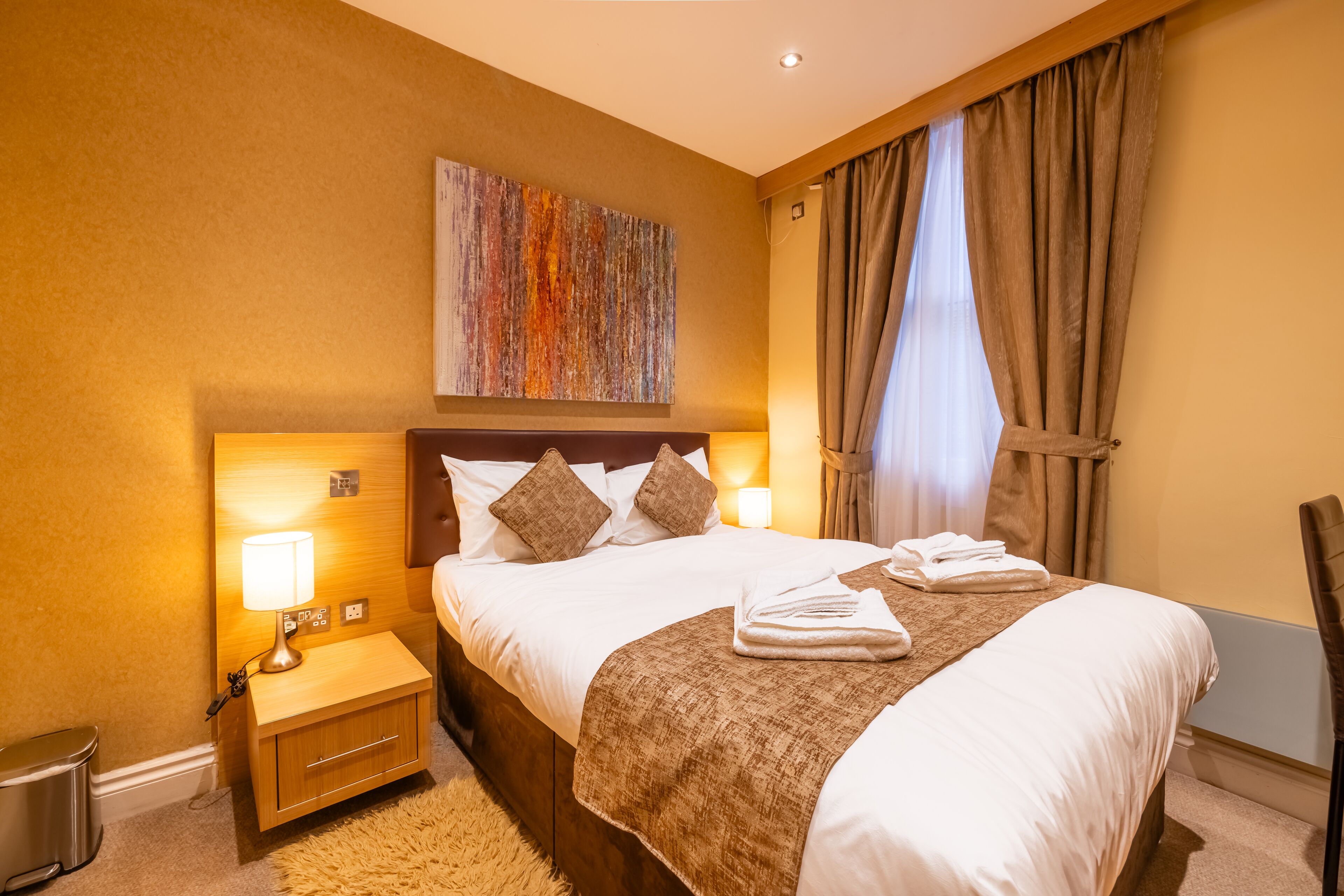 deluxe double room | premium bedding, select comfort beds, in-room safe