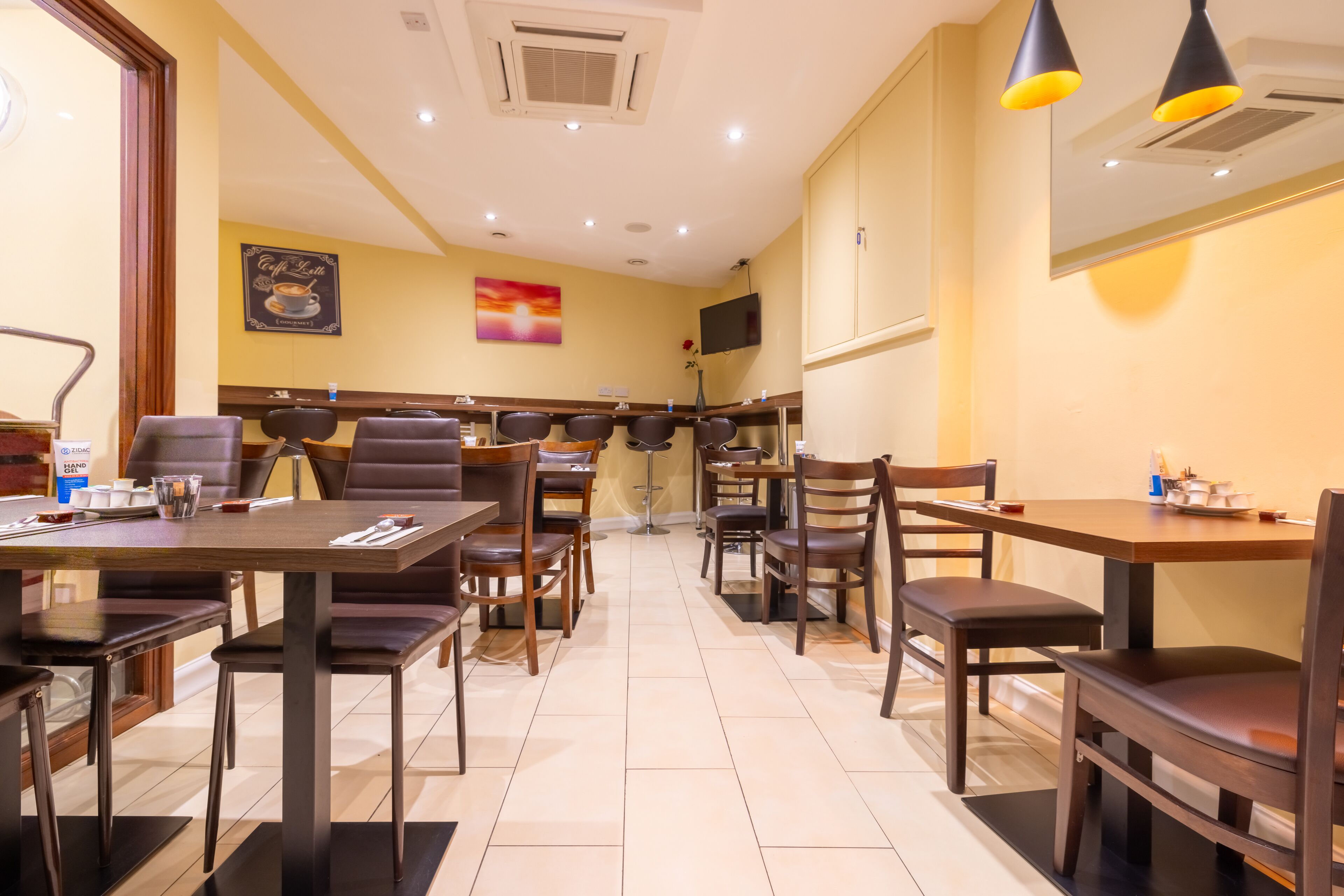 Kontinental frokost er inkludert hver dag