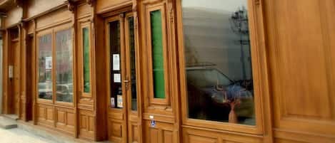 Entrée de l’hébergement