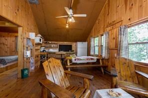 Cottage, 2 Bedrooms | Living area - Fifth Lake Cottages (Central Frontenac)