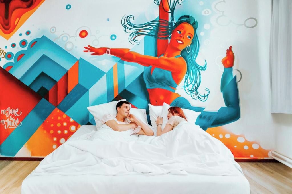 Blackout drapes, iron/ironing board, free WiFi, bed sheets