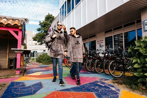 Façana frontal de l'allotjament