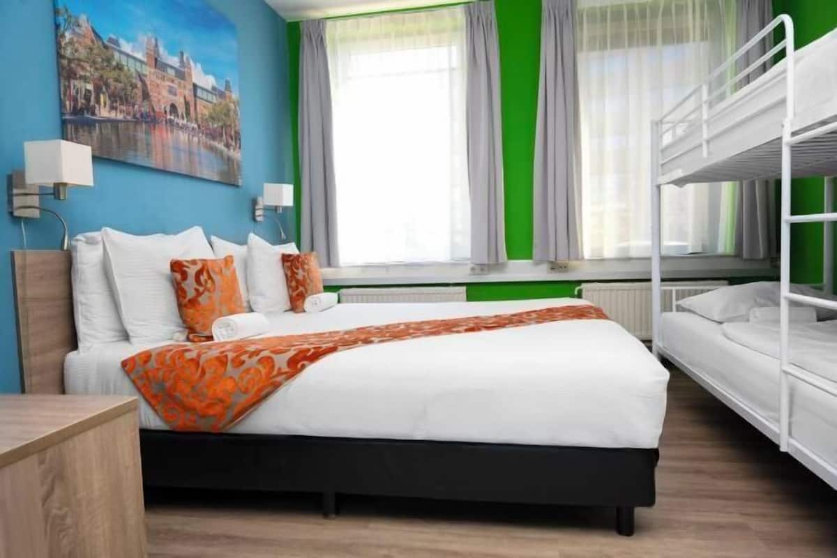 1 bedroom, blackout curtains, iron/ironing board, free WiFi