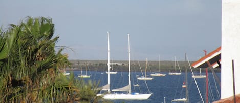 Suite junior, 1 cama de matrimonio, vistas parciales al mar | Balcón