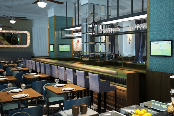 Breakfast area