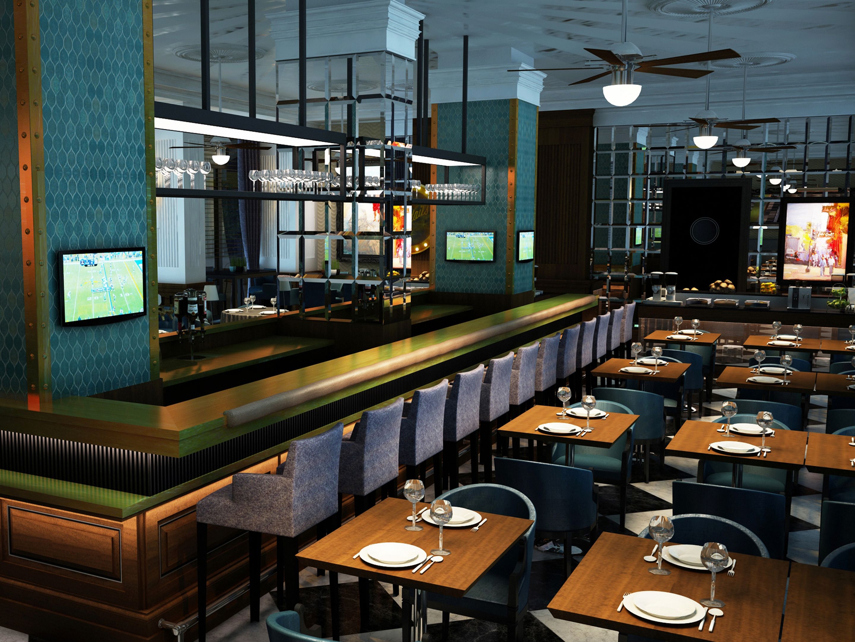 Breakfast area