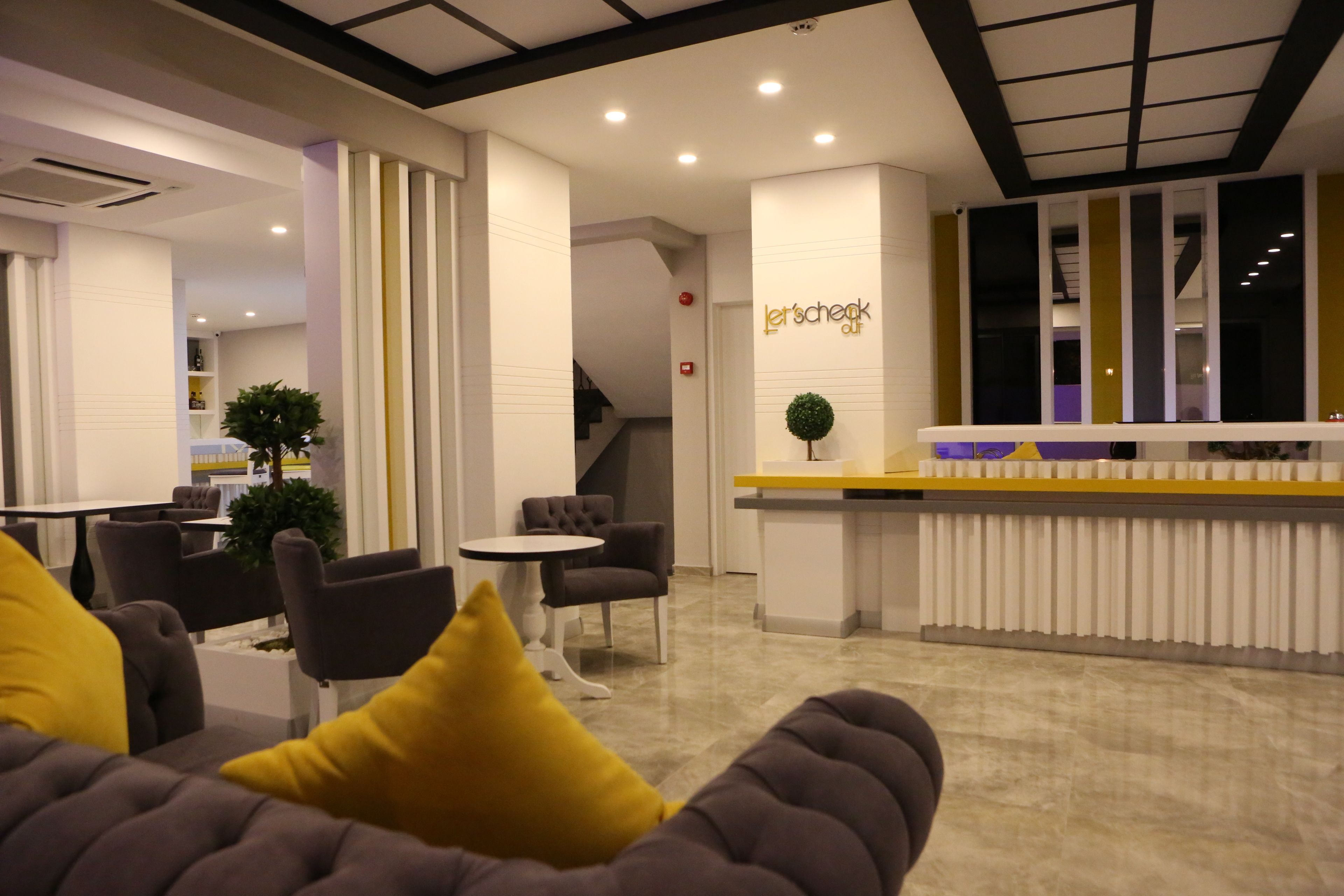 check-in/check-out kiosk