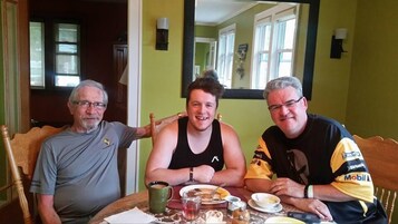 Free daily full breakfast