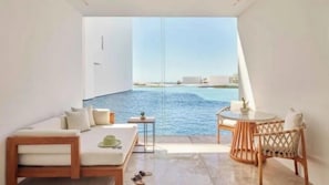 Room, 1 King Bed, Partial Ocean View | 1 bedroom, premium bedding, down comforters, Tempur-Pedic beds