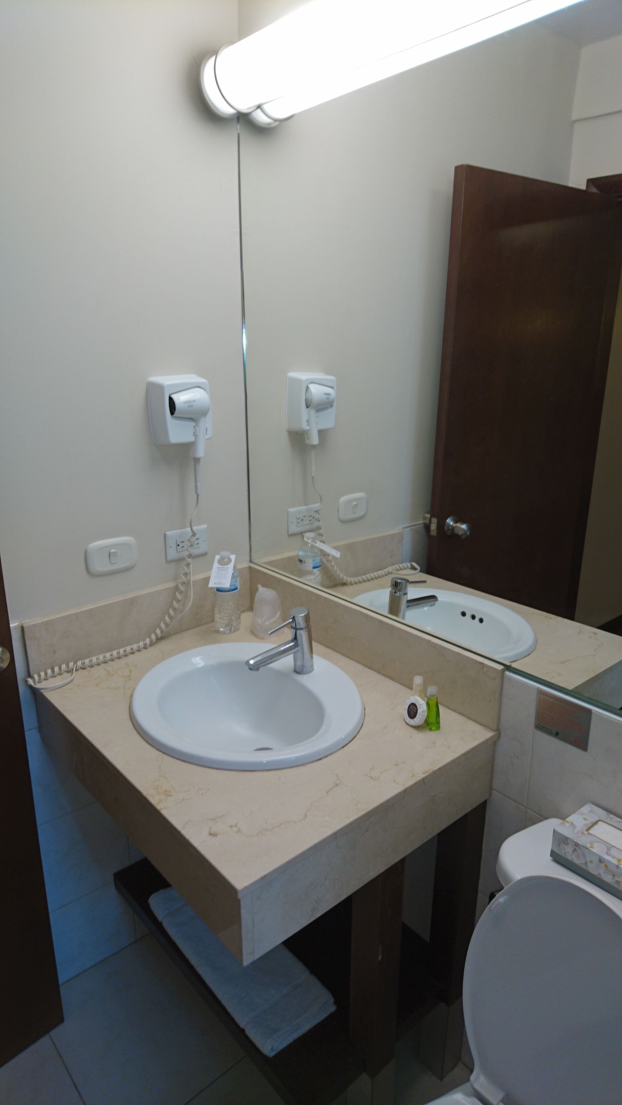 free toiletries, towels, soap, shampoo