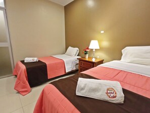 Free WiFi, bed sheets