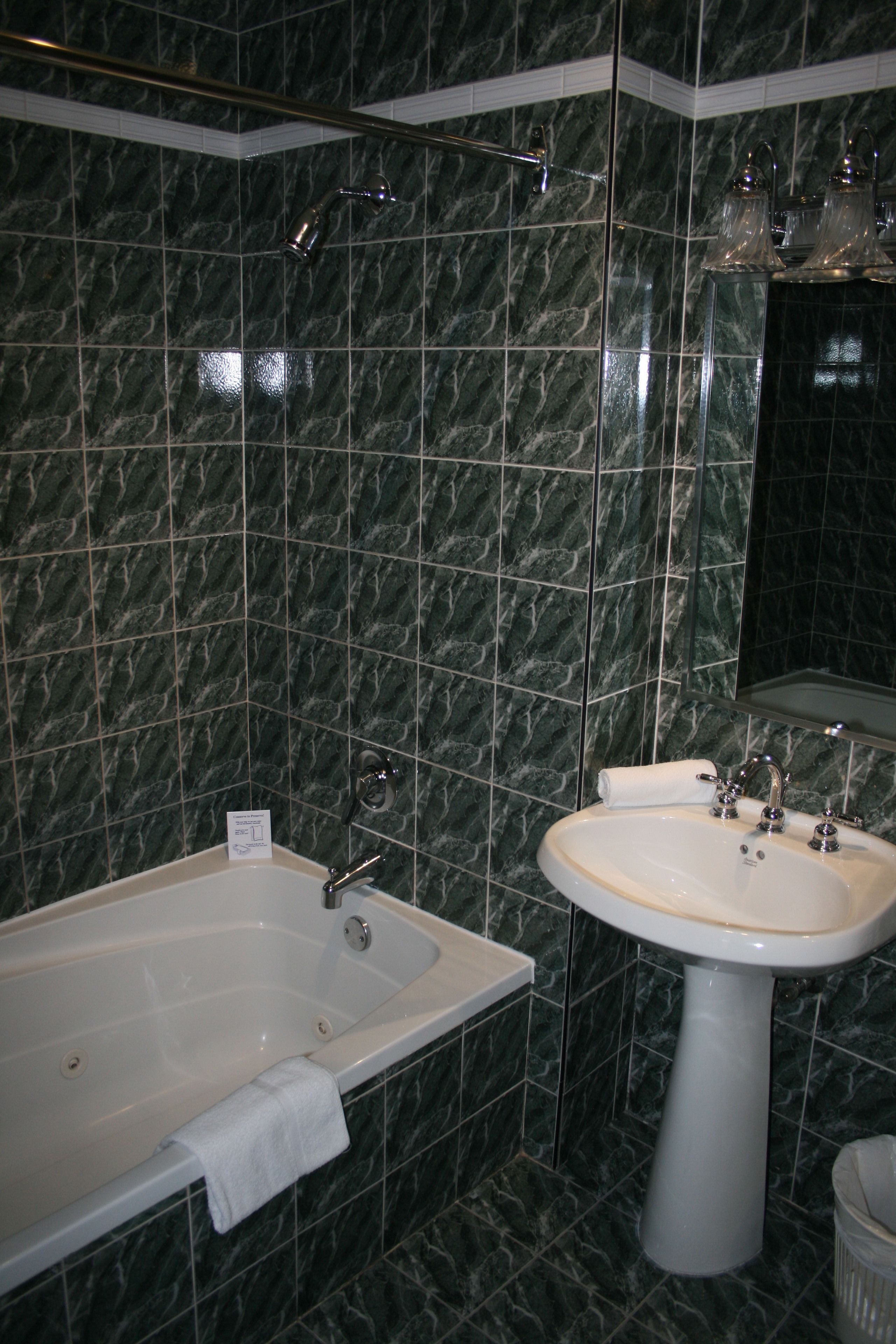 superior twin room | bathroom | designer toiletries, hair dryer, towels, shampoo