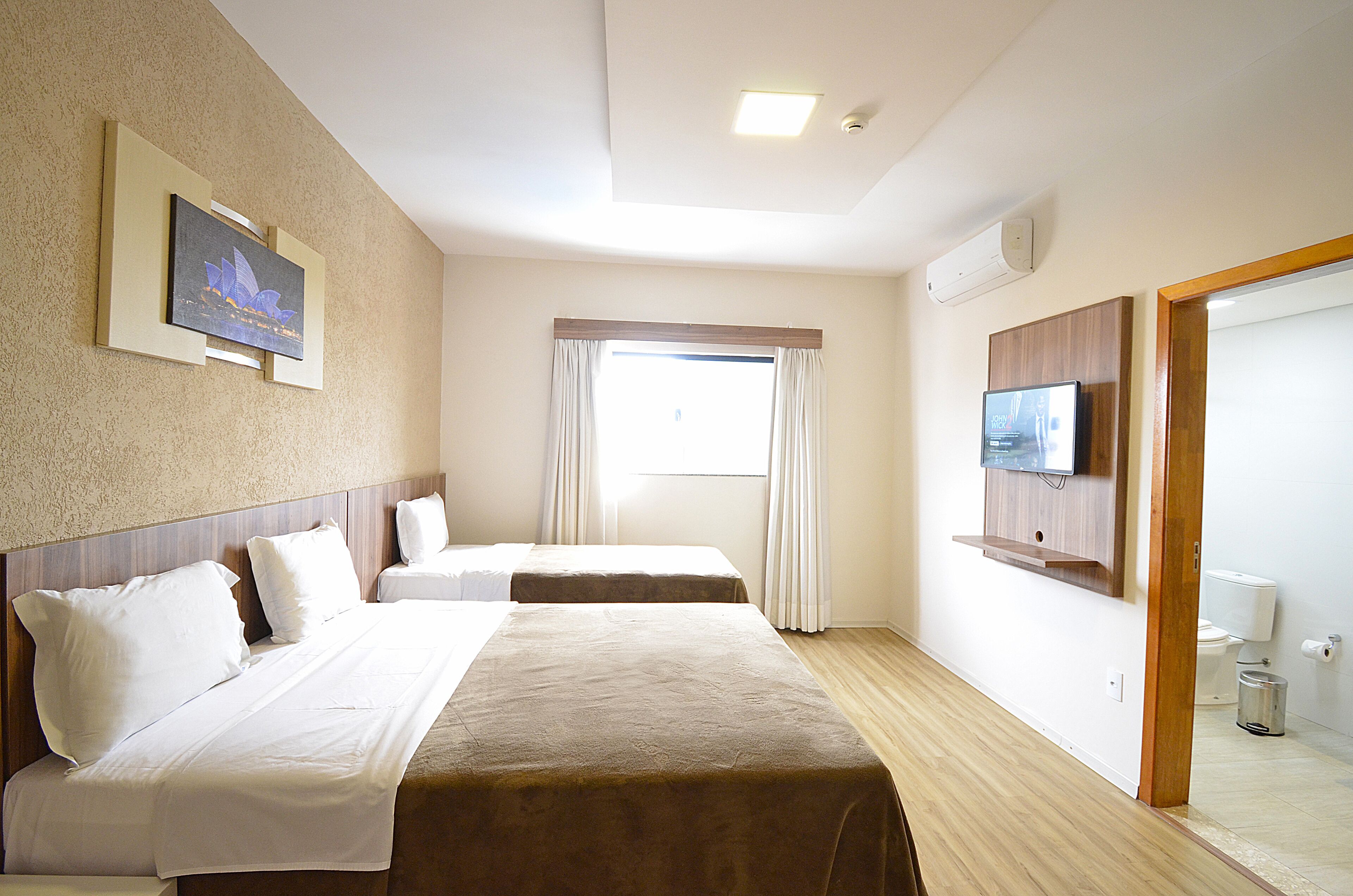 luxo triplo casal | view from room