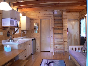 Cabin, Multiple Beds (Little Bear) | Living area - Smoky Bear Ranch Bed & Breakfast & Cabins (Columbia Falls)