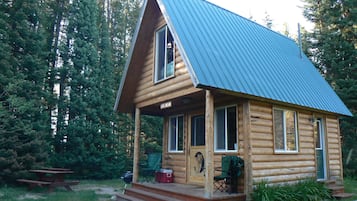 Chalet rustique, Plusieurs lits (Little Bear) | Terrasse/patio