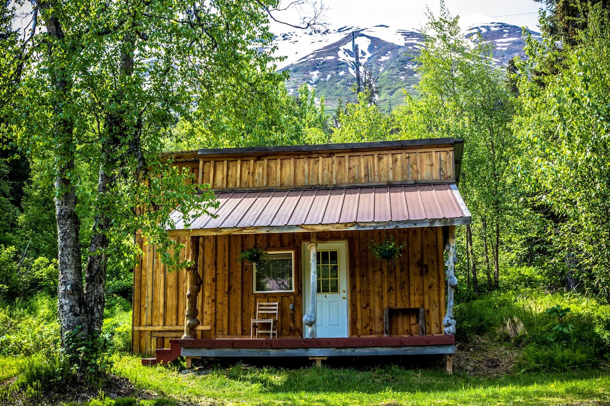Cabaña, vista a la montaña, junto a la montaña (#6 Coho) | Camas extra, wifi gratis y ropa de cama 