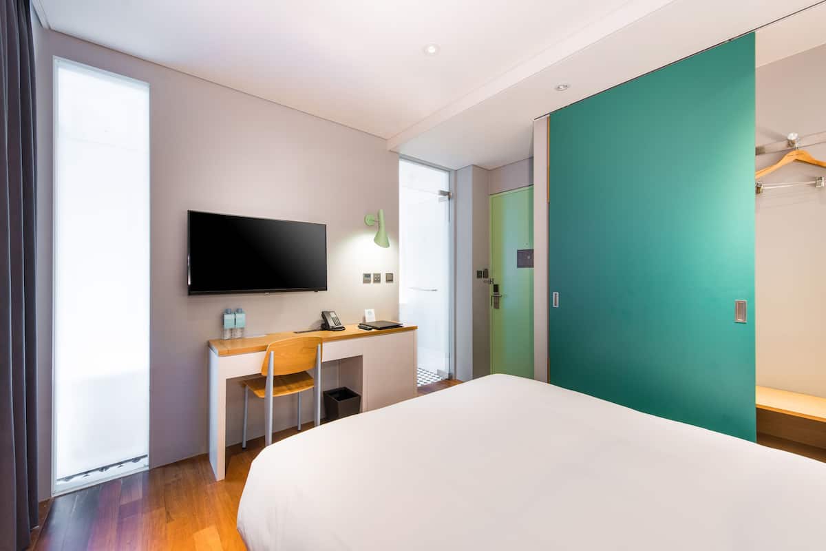 Tweepersoonskamer (Urban) | 1 slaapkamer, luxe beddengoed, een kluis op de kamer