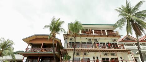 Fassade der Unterkunft