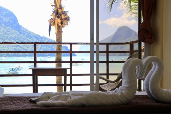 Vue depuis l’hébergement