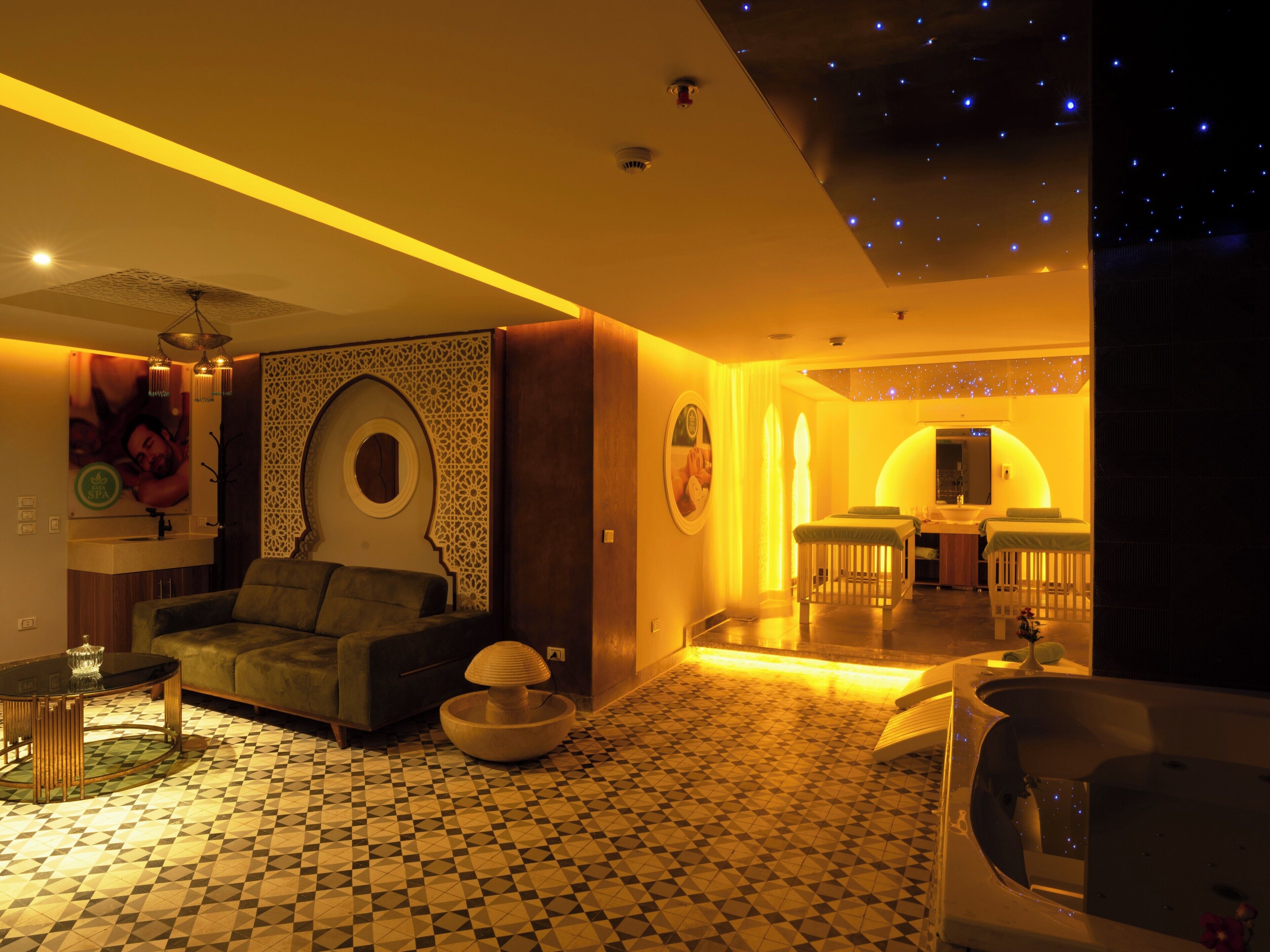 couples treatment room(s), sauna, hot tub, steam room