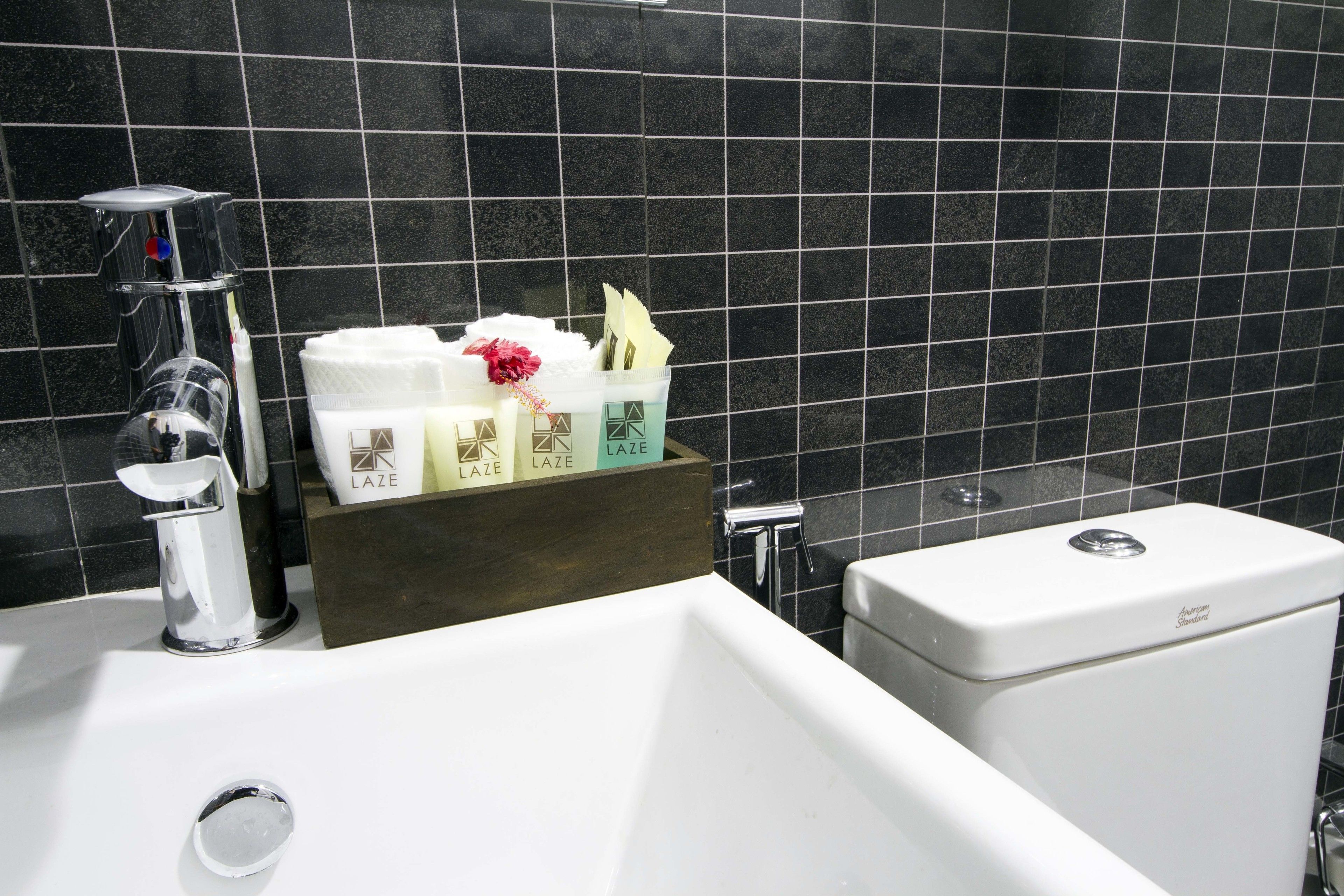 shower, free toiletries, hair dryer, dressing gowns