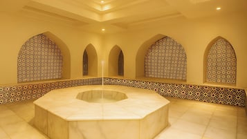 Sauna, hot tub, body treatments, body wraps, body scrubs, facials