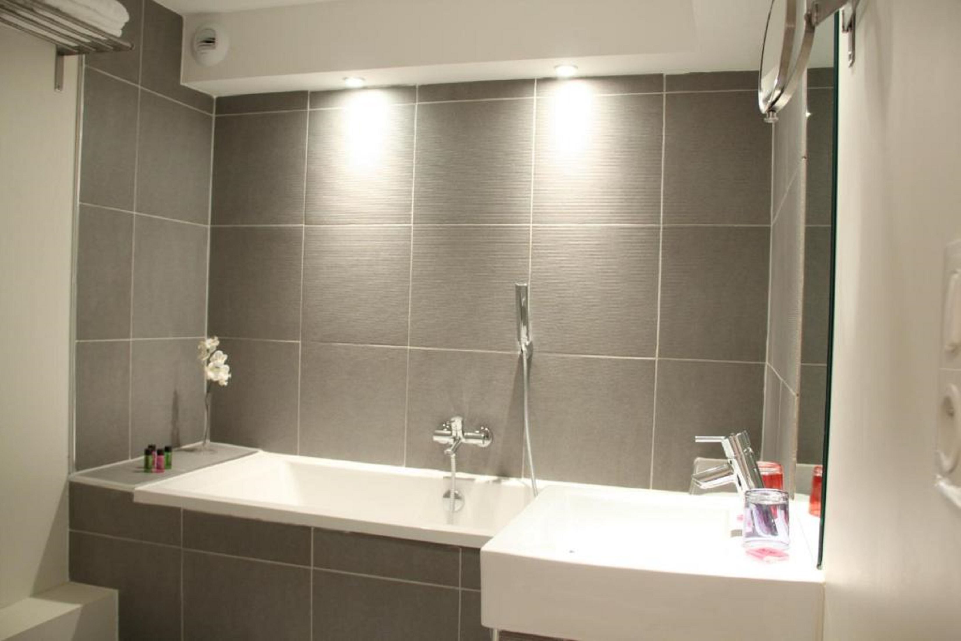 premium double room, 1 queen bed, private bathroom, city view | bathroom | free toiletries, towels