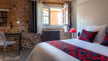 Premium bedding, pillow-top beds, minibar, desk