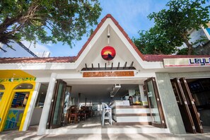 Majoituspaikan julkisivu