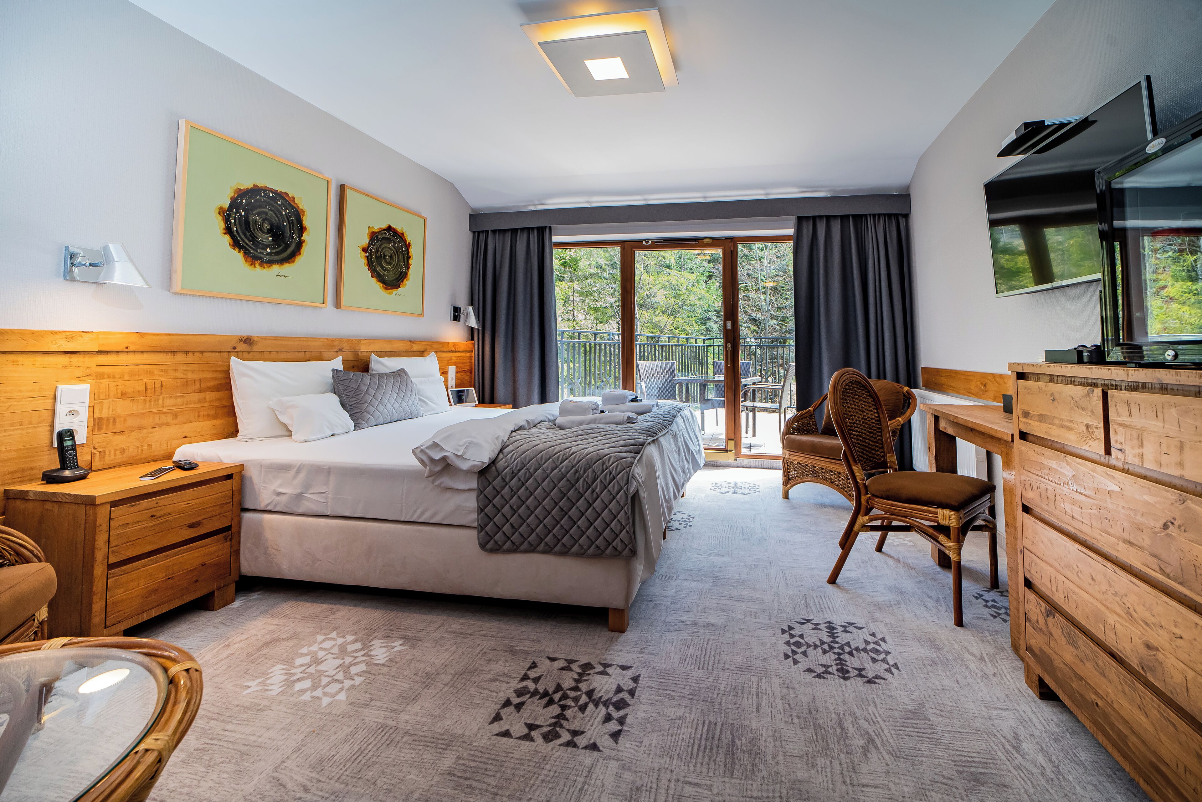 deluxe double room (with extra bed) | frette italian sheets, premium bedding, down duvets, pillow-top beds