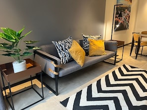 Apartment, 2 Bedrooms | Premium bedding, in-room safe, desk, laptop workspace