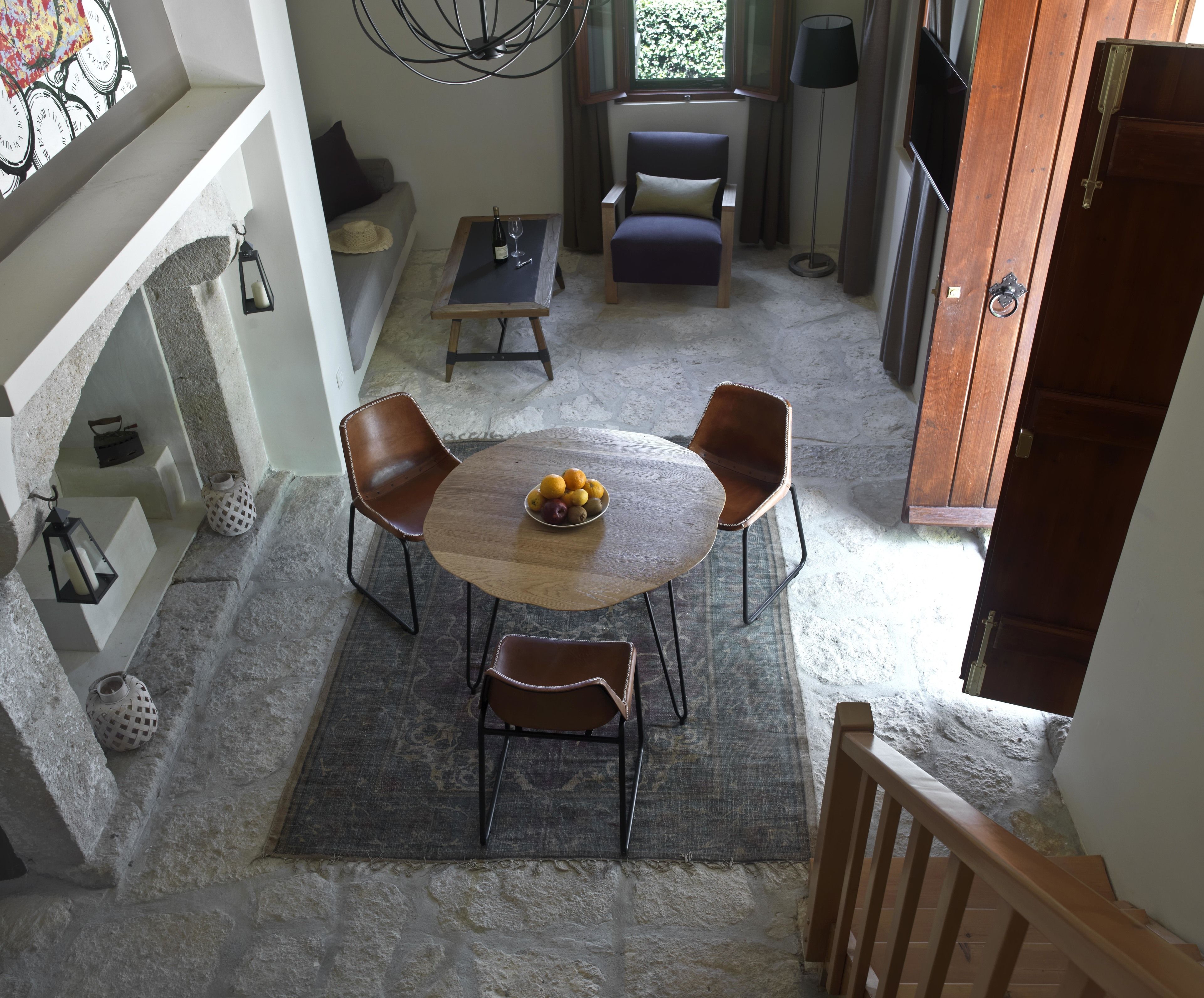 superior suite (kotsifali, 2-storey) | living area | 32-inch flat-screen tv with satellite channels, tv