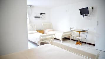 Minibar, escritorio, cortinas blackout y camas plegables/adicionales