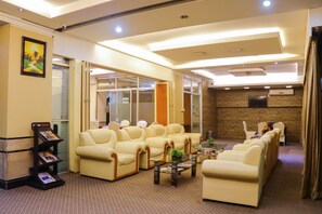 Sala de estar en el lobby